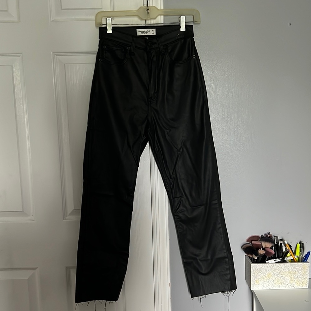 Abercrombie Curve Love Leather Pants